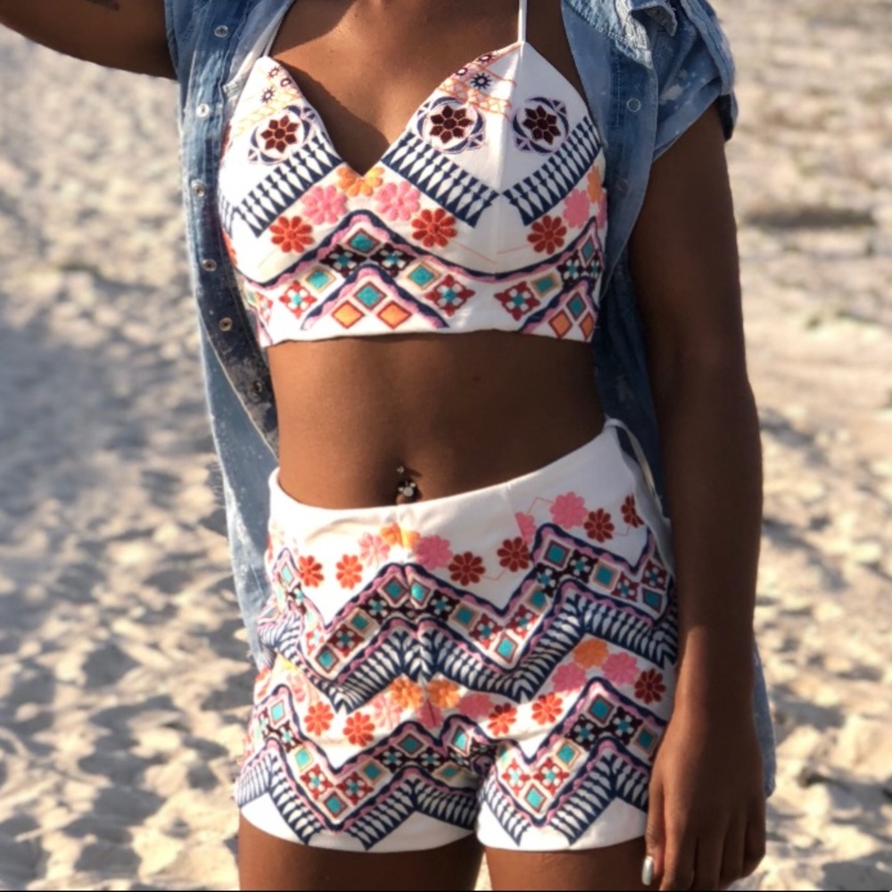 2 piece shorts set
